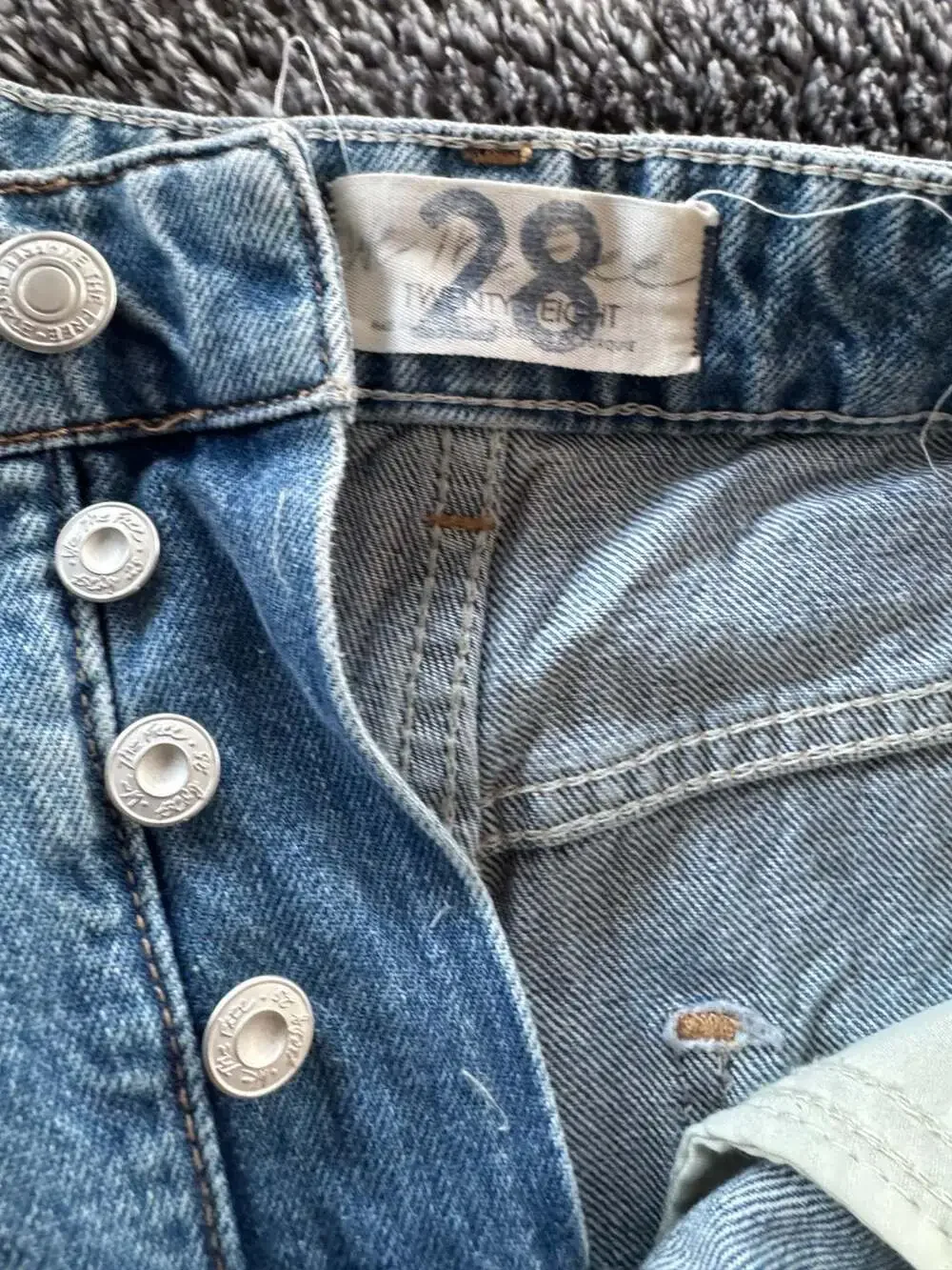 Free People "The Twenty Eight" Vintage-Inspired Wide Leg Baggy Jeans - Picture 2 of 8